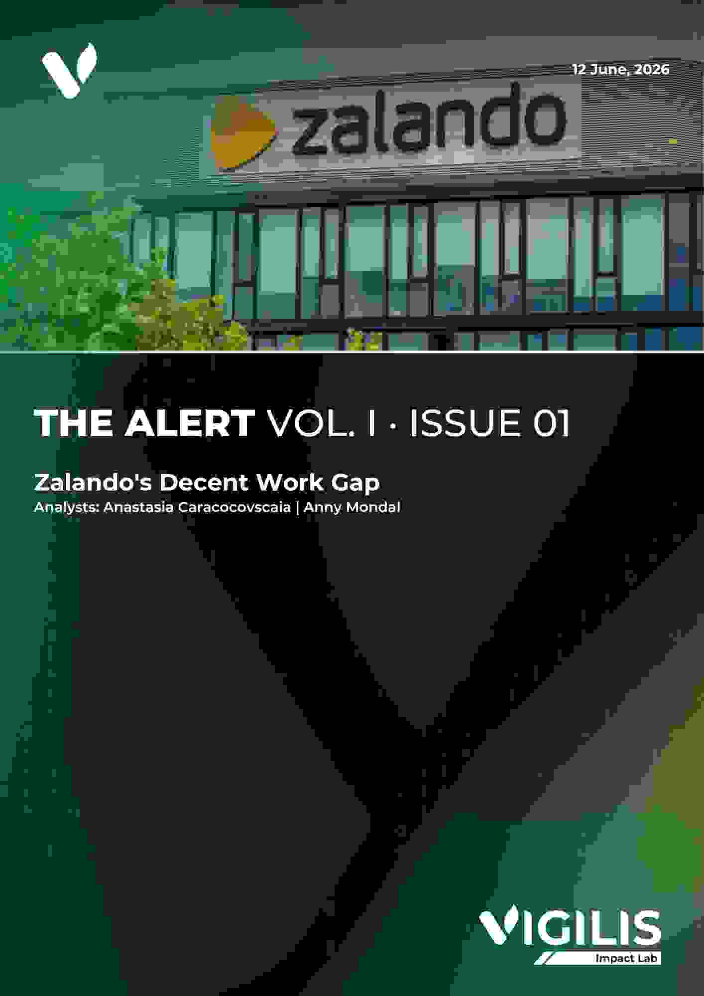 Zalando Decent Work Gap — Alert cover, VIGILIS Impact Lab